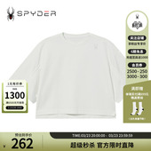 抽绳T恤上衣24CS418W LIFE春夏休闲圆领短袖 SPYDER新品 女子URBAN