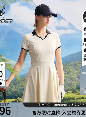 SPYDER蜘蛛春夏女士NATURE GOLF时尚舒适凉感运动连衣裙25CS408W