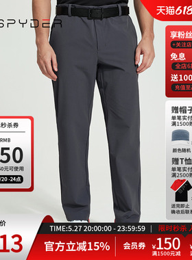 SPYDER蜘蛛春夏男子URBAN LIFE运动宽松舒适休闲直筒长裤24MS511M