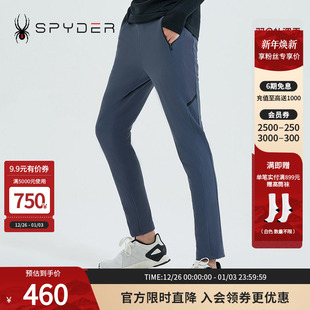 SPYDER蜘蛛秋冬男子TRAINING复合经编布高弹保暖针织长裤 21CR503M