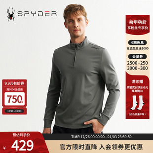 SPYDER蜘蛛秋冬男MOUNTAIN T恤24MF417M LIFE运动休闲亲肤百搭长袖