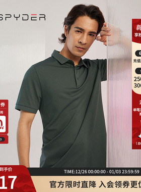 SPYDER【golf系列】蜘蛛男356 STYLE运动休闲透气POLO衫23CS417M