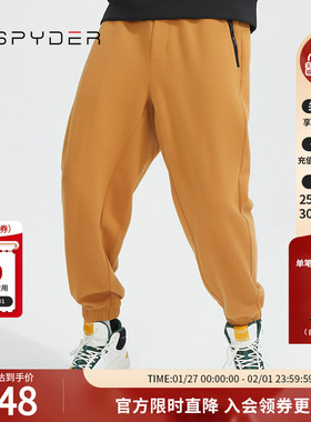 SPYDER蜘蛛秋冬男子356STYLE弹力收脚休闲宽松舒适长裤子22CF507M