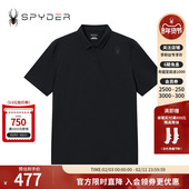 SPYDER蜘蛛春夏男子TRAINING短款 户外运动休闲POLO衫 T恤24CS447M