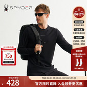 SPYDER蜘蛛秋冬男子MOUNTAIN LIFE休闲弹力长袖 圆领T恤24MF413M