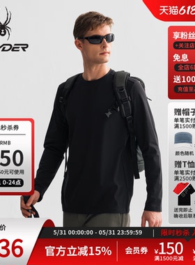 SPYDER蜘蛛春夏男MOUNTAIN LIFE运动户外休闲圆领长袖T恤25CS437M