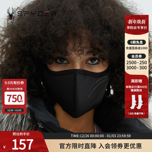 亲肤透气黑色口罩21CS930U 男女同款 spyder蜘蛛雪服356 STYLE