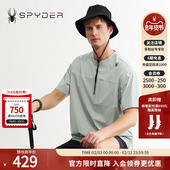 SPYDER夏季 T恤24CS439M LIFE透气户外休闲运动短袖 新品 男子URBAN