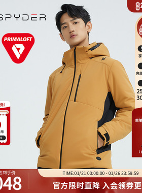SPYDER蜘蛛雪服秋冬新品男子356 STYLE防风保暖舒适棉服22CF205M