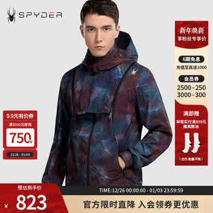 SPYDER蜘蛛雪服春夏男子356STYLE系列印花连帽夹克20CS105M