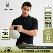 SPYDER蜘蛛春夏男子凉感弹力珠地面料运动休闲短袖 25MS039M POLO衫