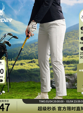 SPYDER蜘蛛春夏女子NATURE GOLF舒适运动休闲长裤25CS548W