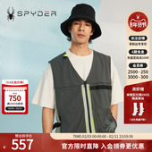 SPYDER蜘蛛男子马甲登山钓鱼多袋宽松网眼356 STYLE背心23CS123M