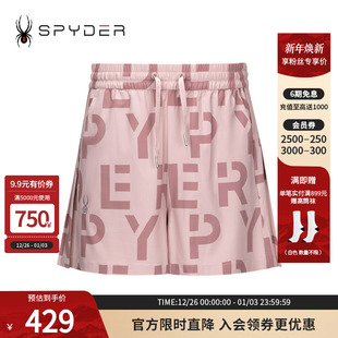 24CS544W 透气干爽字母运动短裤 SPYDER蜘蛛春夏女子URBAN LIFE时尚