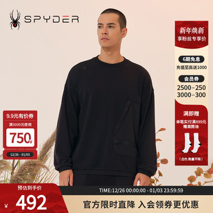 SPYDER新品 LIFE秋冬卫衣休闲圆领上衣23CF317M 男子SKI