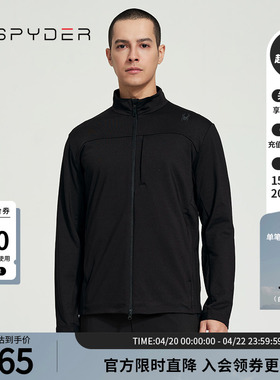 SPYDER蜘蛛春夏男TRAINING日常舒适户外运动休闲夹克外套24CS111M