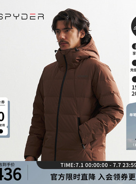 SPYDER蜘蛛秋冬男MOUNTAIN LIFE舒适保暖户外休闲羽绒服24CF243M