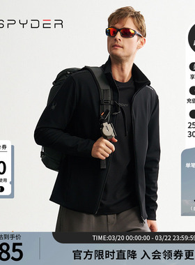 SPYDER蜘蛛秋冬男子MOUNTAIN LIFE保暖运动上衣夹克外套24MF101M