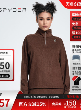 SPYDER蜘蛛秋冬女子URBAN LIFE山系户外休闲套头保暖卫衣23CF314W