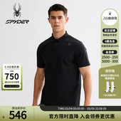 25MS033M POLO衫 SPYDER蜘蛛春夏男子凉感纱四面弹舒适透气修身 短袖