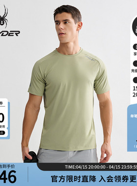 SPYDER蜘蛛春夏男子TRAINING休闲运动短袖T恤25CS491M