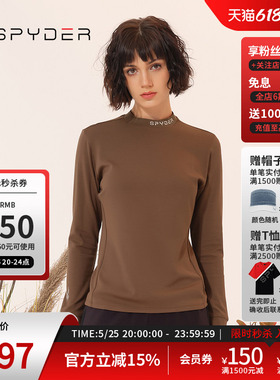 SPYDER蜘蛛秋冬女子URBAN LIFE户外休闲保暖内衬长袖T恤23CF416W