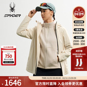 SPYDER蜘蛛秋冬女透气防风防水抓绒夹克休闲运动外套上衣25MF114W