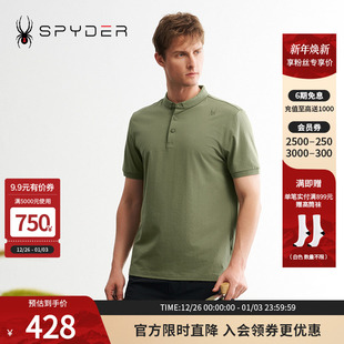 SPYDER蜘蛛春夏男子URBAN T恤24MS477M LIFE休闲透气复古运动短袖