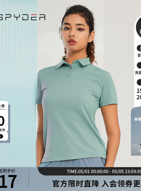 SPYDER【golf系列】女子翻领简约开叉356 STYLEPOLO衫23MS440W