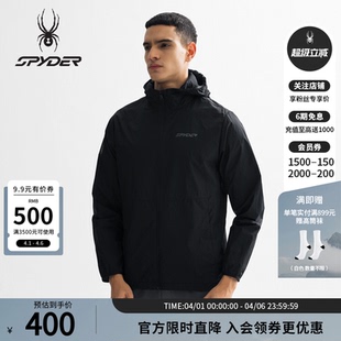 SPYDER蜘蛛春夏男子TRAINING舒爽防晒抗UV运动拉链夹克25ES119M