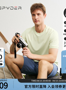 SPYDER蜘蛛春夏男TRAINING舒适透气户外休闲运动短袖T恤24CS461M