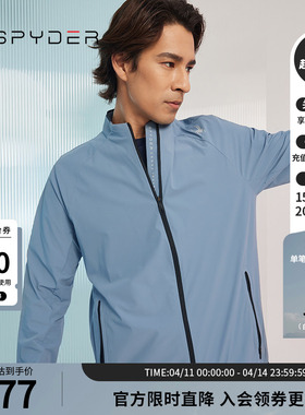 SPYDER蜘蛛男子立领拉链TRAINING夹克23CS119M