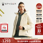 SPYDER蜘蛛秋冬女MOUNTAIN LIFE舒适保暖短款 连帽羽绒服24MF216W