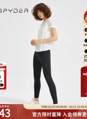SPYDER蜘蛛雪服夏季新品女子356 STYLE舒适透气短袖T恤22CS488W