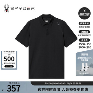 SPYDER蜘蛛春夏男子TRAINING休闲商务翻领POLO衫 T恤24MS483M 短袖
