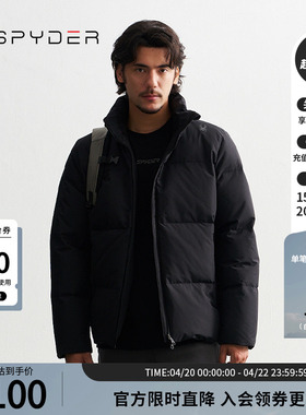 SPYDER蜘蛛秋冬男子MOUNTAIN LIFE保暖特氟龙防风羽绒服24EF225M