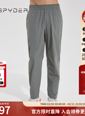 SPYDER蜘蛛秋冬男子TRAINING户外运动休闲宽松直筒长裤23CF501M