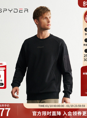SPYDER秋冬新品卫衣男子MOUNTAIN LIFE 舒适保暖运动上衣24CF317M