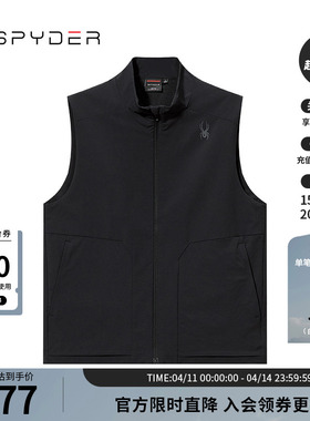 SPYDER蜘蛛春夏男TRAINING舒适休闲运动外穿背心百搭马甲24CS115M