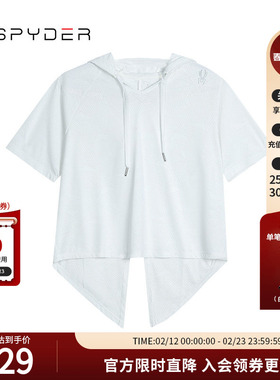 SPYDER夏季新品女TRAINING轻薄透气户外休闲运动短袖T恤24CS440W