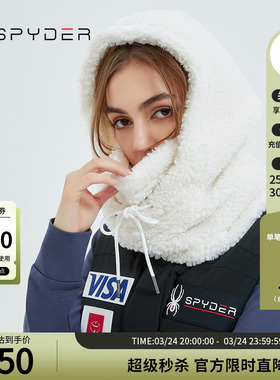SPYDER蜘蛛秋冬男女同款356 STYLE时尚保暖羊羔绒帽子21CF906U