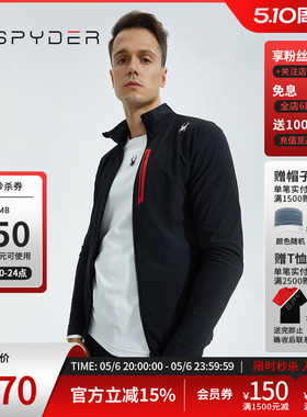 SPYDER蜘蛛秋冬男子URBAN LIFE舒适户外运动休闲拉链夹克23ER139M