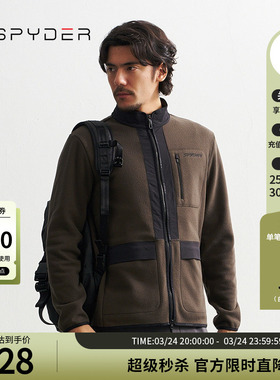 SPYDER秋冬新品男子MOUNTAIN LIFE 舒适保暖休闲夹克外套24CF143M
