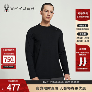 运动上衣打底衫 圆领长袖 24MR427M 男子TRAINING春季 SPYDER新品
