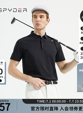 SPYDER【golf系列】蜘蛛春夏男TRAINING高尔夫凉感POLO衫23ES457M