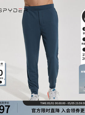 SPYDER蜘蛛秋冬男子TRAINING户外休闲运动弹力束脚长裤子23MF531M