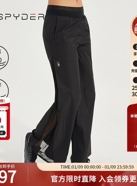 SPYDER蜘蛛春夏女子356 STYLE阔腿蕾丝拼接长裤23CS530W