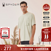 SPYDER蜘蛛秋冬男子URBAN LIFE舒适透气运动短袖 圆领T恤23CF401M