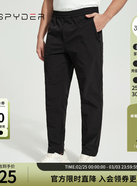 SPYDER新品男子TRAINING运动裤子日常休闲小脚裤长裤24MS533M