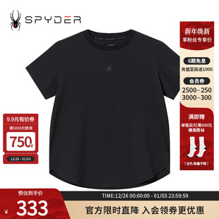 SPYDER蜘蛛春夏女子URBAN 圆领T恤24CS414W LIFE休闲运动舒适短袖